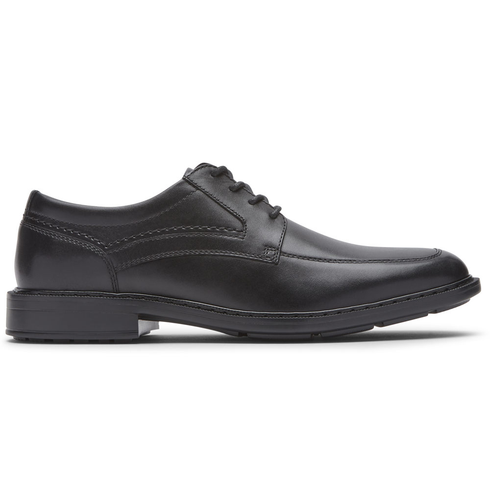 Rockport Singapore Mens Oxfords - Parsons Apron Toe Black - HT6130847